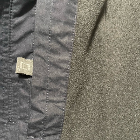 Rugged Elements Outwear Men’s XL Navy Blue Jacket Fleece Lined w/ Hood - Picture 4 of 8